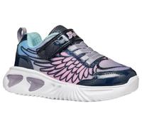 Geox J Assister Girl B, Sneaker, Navy/Lilac,