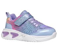Geox J Assister Girl B Sneaker, Sky/Multicolor, 1 UK