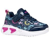 Geox J Assister Girl B Trainers, Blue/Multicolour, 30 EU