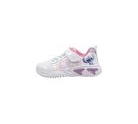 Geox J Assister Girl B Trainers, White/Multicolour, 28 EU