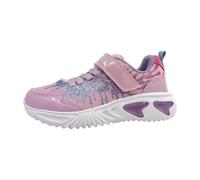 Geox J Assister Girl C Trainers, Pink/Sky, 33 EU, Pink Sky, 1 UK