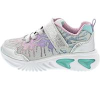 Geox J Assister Girl C Trainers, Silver/Pink, 38 EU, Silver Pink, 5 UK