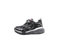 Geox J BAYONYC BOY Sneaker, Black Silver, 1 UK