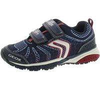 Geox J Bernie B, Boys’ Low-Top Sneakers, Blue (Navy/redc0735), 11.5 UK (30 EU)