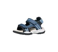 Geox J Borealis Boy A Sandal, Denim Black, 4 UK