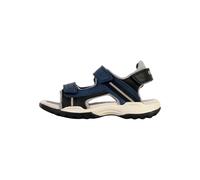 Geox J Borealis BOY A Sandal, Denim/Grey, 2 UK