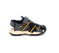 Geox J Borealis BOY B Sandal, Navy/Orange, 11 UK Child