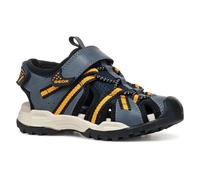 Geox J Borealis BOY B Sandal, Navy/Orange, 10 UK Child