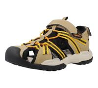 Geox J Borealis BOY B Sandal, Beige/Yellow, 12.5 UK