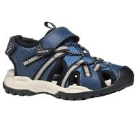 Geox J Borealis BOY B Sandal, Denim/Grey, 10 UK Child