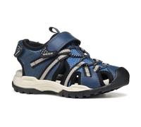 Geox J Borealis BOY B Sandal, Denim/Grey, 12.5 UK