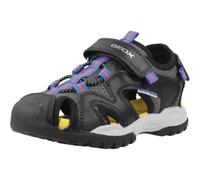Geox J Borealis Boy C Sandal, Black/DK Grey, 41 EU