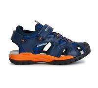 Geox J Borealis Boy C Sandal, Royal Orange, 1 UK