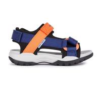 Geox J Borealis Boy E Sandal, Navy Orange, 2.5 UK
