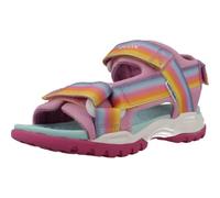 Geox J Borealis Girl A Sandal, Dk Pink/Multicolor, 1 UK