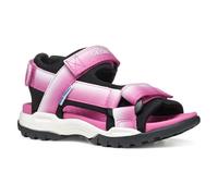 Geox J Borealis Girl A Sandal, Fuchsia/Black, 11 UK Child