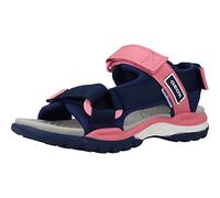 Geox J Borealis Girl Sandal, Navy Lt Coral, 7.5 UK Child