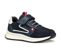 Geox J BRIEZEE BOY A, Boys’ Sneaker, Navy/Dk Red,