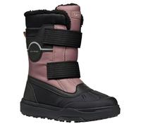 Geox J BUNSHEE PG Girl B Snow Boot, DK Rose/Black, 0 UK