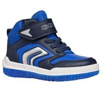 Geox Boy's J Buzzerlight Boy a Sneaker, Navy Royal C, 10 UK Child