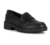 Geox J Casey G. C Leather Girl's Black Loafers