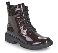 Geox J Casey Girl Ankle Boot, Dk Burgundy Black, 2.5 UK