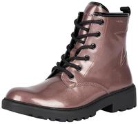 Geox J Casey Girl Ankle Boots, Rose Smoke Black, 1 UK