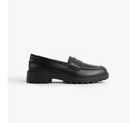 Geox J Casey Girl C Moccasin, Black, 4 UK