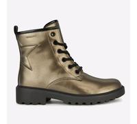 Geox Girl's J Casey Ankle Boot, Lead Black, 1