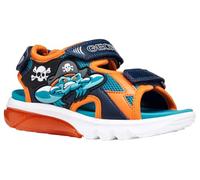Geox J CIBERDRON B Sandal, Petrol/Orange, 27 EU