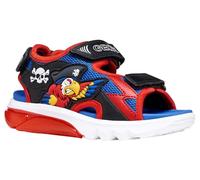 Geox J CIBERDRON B Sandal, Royal/Red, 30 EU