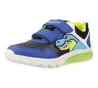 Geox J CIBERDRON BOY A Sneaker, Royal/LT Blue, 1 UK