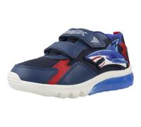 Geox J CIBERDRON BOY B Sneaker, Navy/Red, 10 UK Child