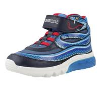 Geox J CIBERDRON BOY B Sneaker, Navy/Sky, 2.5 UK