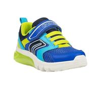Geox J CIBERDRON BOY C, Boys’ Sneaker, Royal/Lime,