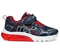 Geox J Ciberdron Boy C Sneaker, Navy red, 10 UK Child