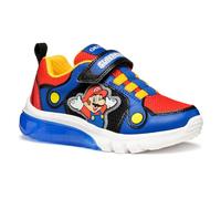 Geox J CIBERDRON BOY F Sneaker, Royal/Red, 11 UK Child
