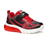 Geox Ciberdron Spiderman Black Red Kids trainers J55LBG-C0048 in a Plain Man-made and Textile in Size 32