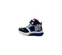 Geox J CIBERDRON BOY J Sneaker, Navy/Royal, 10 UK Child