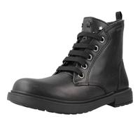 Geox J Eclair Girl Ankle Boot, Black Gun, 1.5 UK