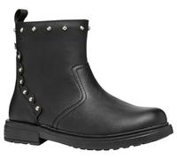 Geox J Eclair Girl C Chelsea Boot, Black, 5 UK