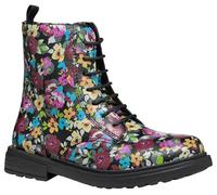 Geox J Eclair Girl D Ankle Boot, Black Multicolor A, 11.5 UK Child