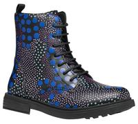 Geox J Eclair Girl D Ankle Boot, Black Royal, 1.5 UK