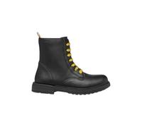 Geox J Eclair Girl D Ankle Boot, Black/Yellow, 3.5 UK