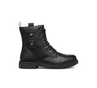 Geox J Eclair Girl M Ankle Boot, Black, 2 UK