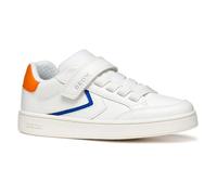 Geox J ECLYPER BOY A, Boys’ Sneaker, White/Lt Orange,