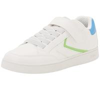 Geox J Eclyper Boy A Sneaker, White Light Green, 2.5 UK