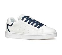 Geox J ECLYPER BOY B Sneaker, White/Navy, 2 UK