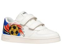 Geox J Eclyper Boy D Sneaker, White Royal, 10 UK Child