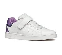 Geox J ECLYPER Girl A Sneaker, White, 11 UK Child